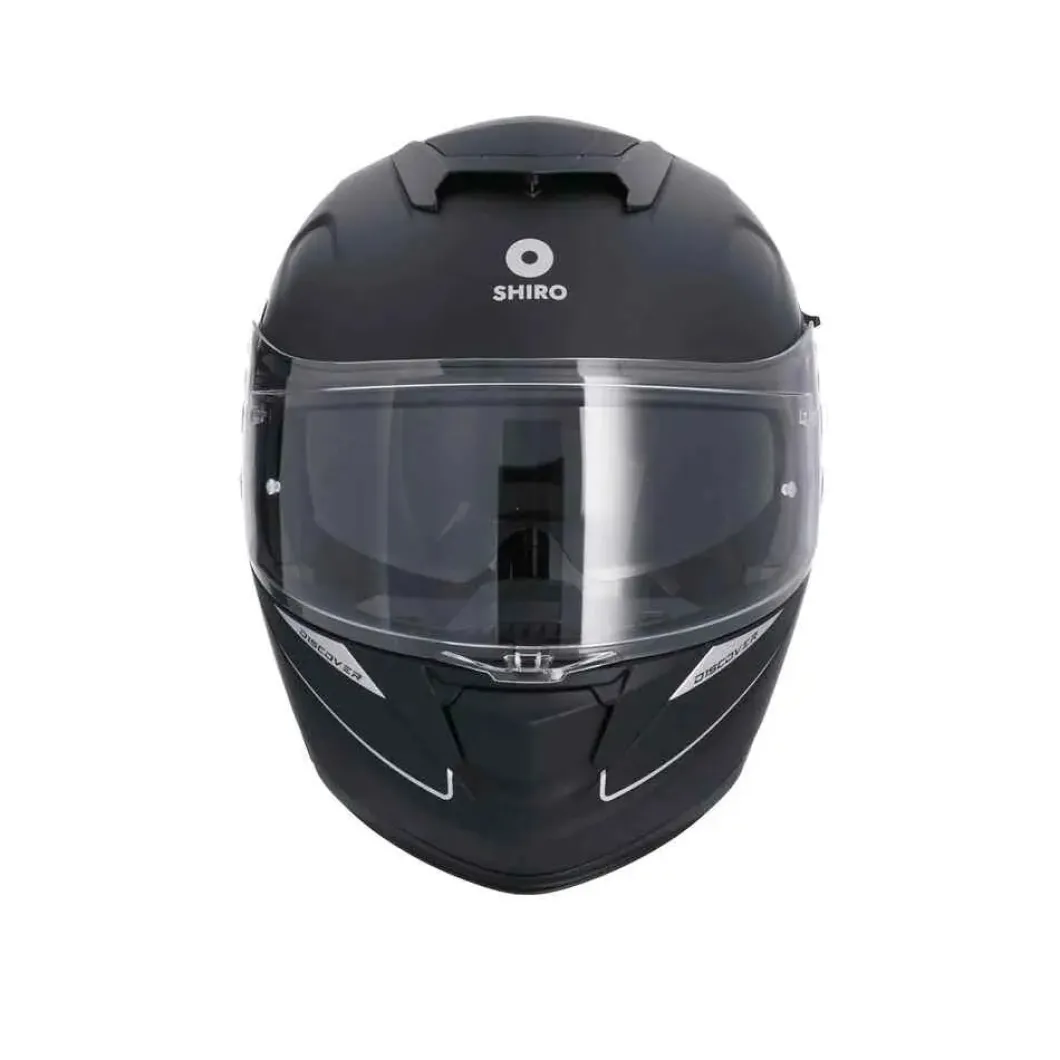 SHIRO FF950 DISCOVER Modular Motorcycle Helmets Matte Black