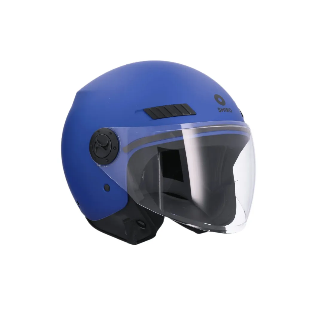 SHIRO Helmets SH-62 KIOTO CASCHI MONOCROMO BLU OPACO