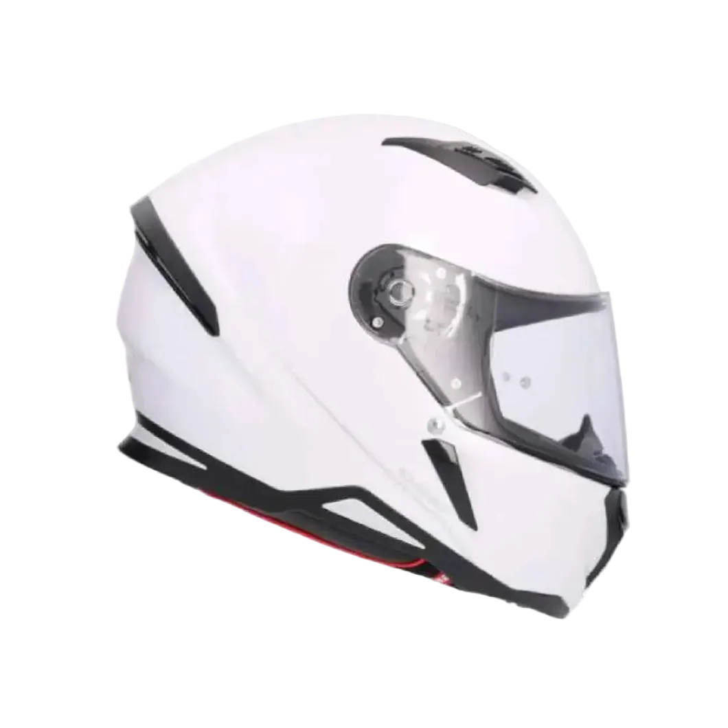 SHIRO HUNTER SH-890 EDGE Full Face Motorcycle Helmets White Pearl