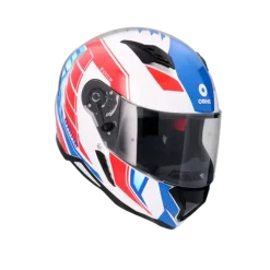 SHIRO HUNTER SH-890 EDGE Full Face Motorcycle Helmets White Red Blue