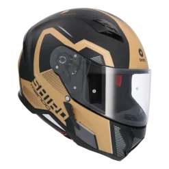 SHIRO HUNTER SH-890 MANDO Full Face Motorcycle Helmets Matte Black Gold