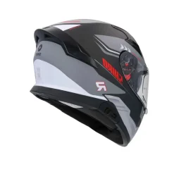 SHIRO Katana Motorcycle Full Face Helmets Matte Black Grey White