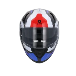 SHIRO KATANA Motorcycle Helmets Full Face Black White Blue