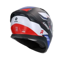 SHIRO KATANA Motorcycle Helmets Full Face Black White Blue