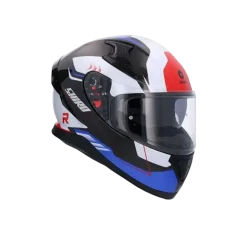 SHIRO KATANA Motorcycle Helmets Full Face Black White Blue