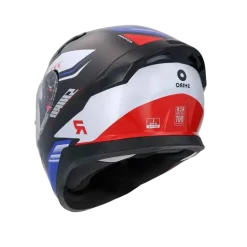 SHIRO KATANA Motorcycle Helmets Full Face Black White Blue