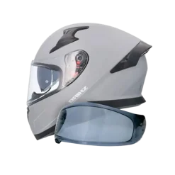 SHIRO Katana Solid Full Face Helmets Titanium Matte