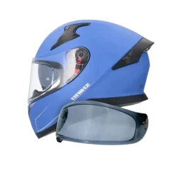 SHIRO Katana Solid Full Face Motorcycle Helmets Matte Blue