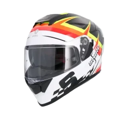 SHIRO RAPTOR PEGASUS Full Face Motorcycle Helmets White Black Yellow Red