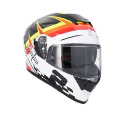 SHIRO RAPTOR PEGASUS Full Face Motorcycle Helmets White Black Yellow Red