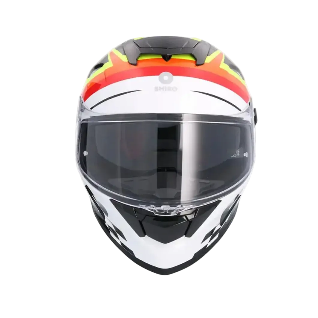 SHIRO RAPTOR PEGASUS Full Face Motorcycle Helmets White Black Yellow Red