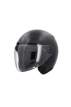 SHIRO SH-62 KYOTO Motorcycle Jet Helmets Matte Black