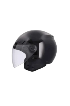 SHIRO SH-62 KYOTO Motorcycle Jet Helmets Matte Black