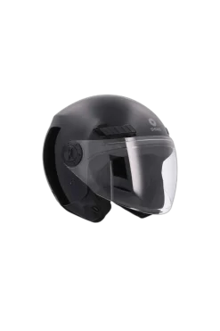 SHIRO SH-62 KYOTO Motorcycle Jet Helmets Matte Black