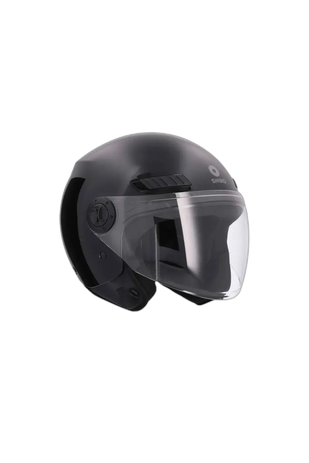 SHIRO SH-62 KYOTO Motorcycle Jet Helmets Matte Black