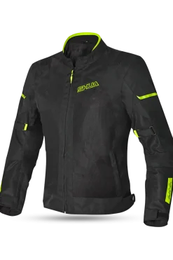 SHUA GRAVITY LITE FABRIC JACKETS BLACK/YEllow women's Summer perforated