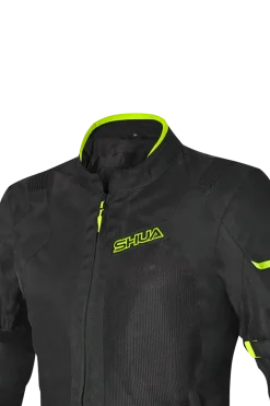 SHUA GRAVITY LITE FABRIC JACKETS BLACK/YEllow women's Summer perforated