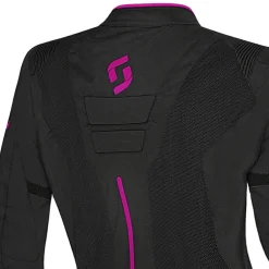 SHUA - GRAVITY LITE WOMEN'S FABRIC JACKET BLACK/FUCHSIA Summer perforated