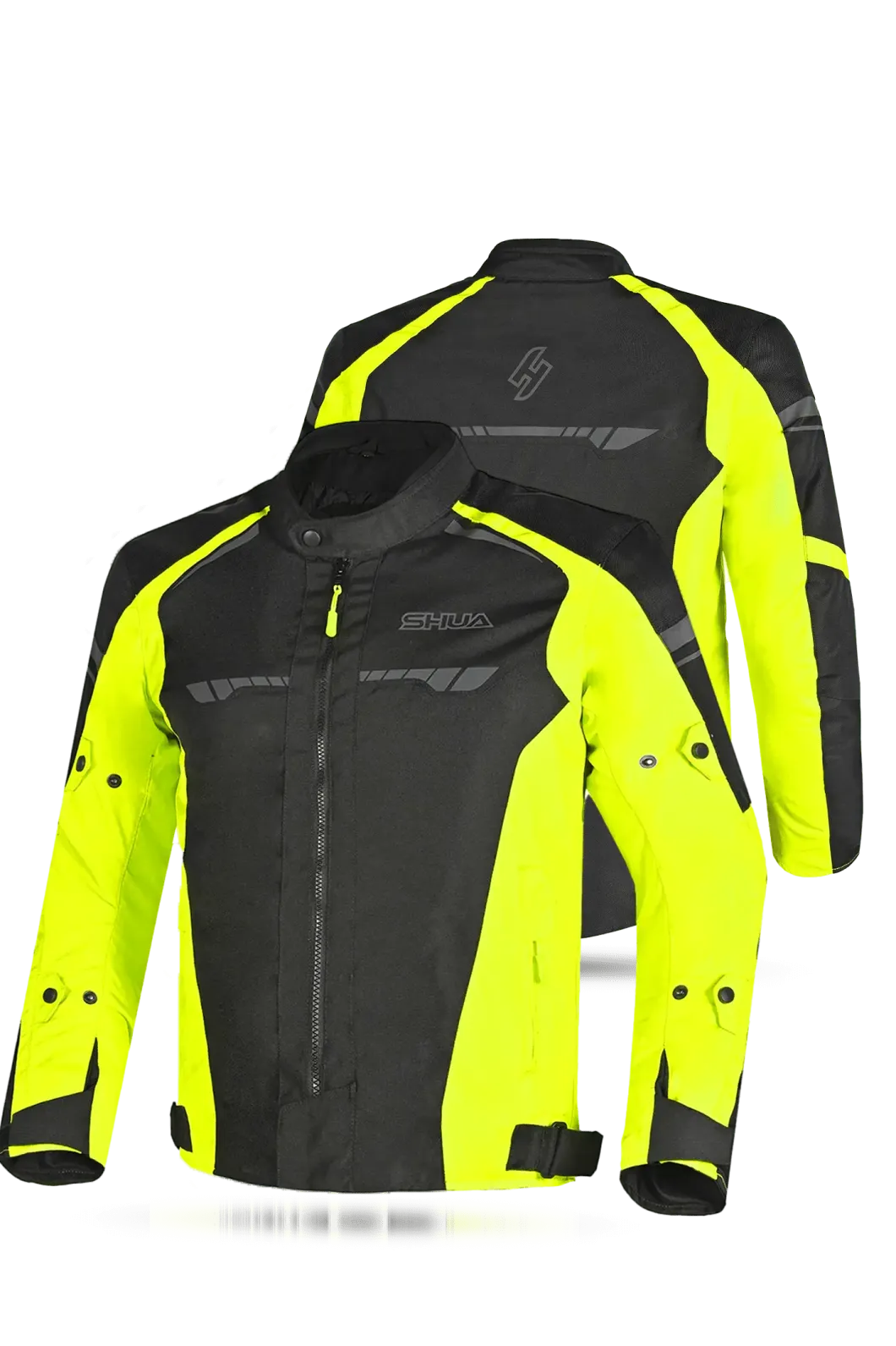 Shua Immortal Motorcycle Jacket Black/Yellow