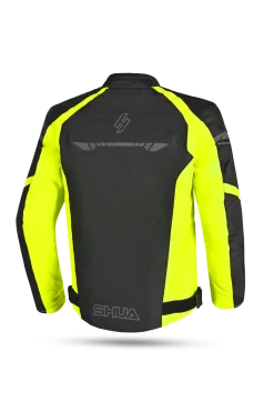 Shua Immortal Motorcycle Jacket Black/Yellow