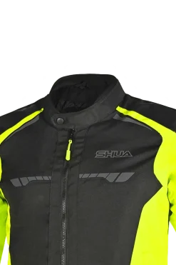 Shua Immortal Motorcycle Jacket Black/Yellow