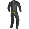 Shua Infinity Black Yellow/Flu 1PC Men's Leather Motorcycle Suits