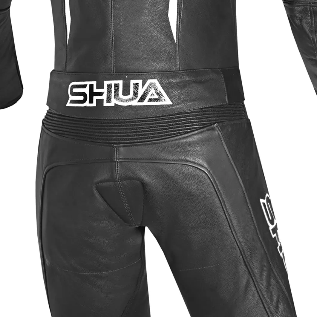 Shua Infinity 2-Piece Motorcycle Suit Black/White