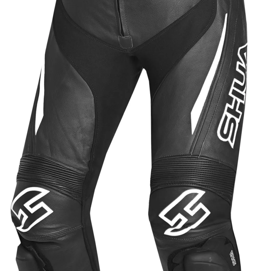 Shua Infinity 2-Piece Motorcycle Suit Black/White