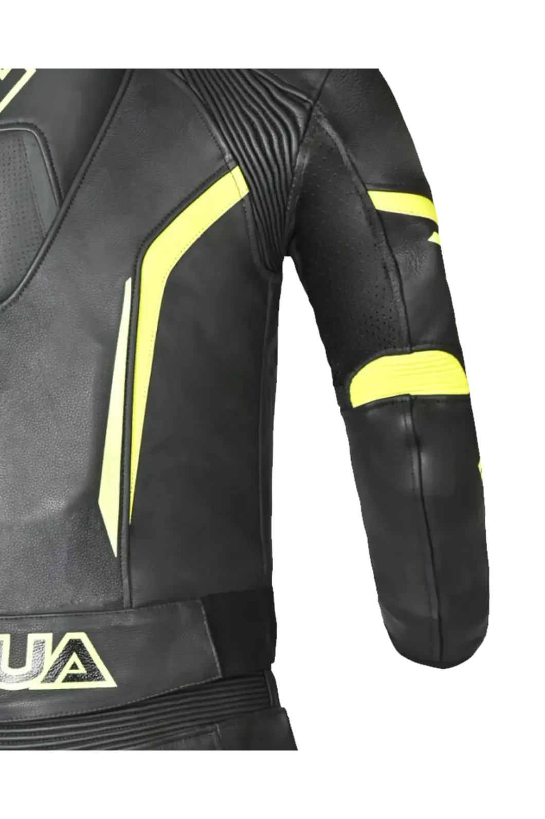 Shua Infinity 2-Piece Motorcycle Suit Black/Yellow