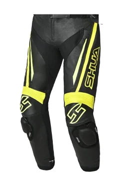 Shua Infinity 2-Piece Motorcycle Suit Black/Yellow