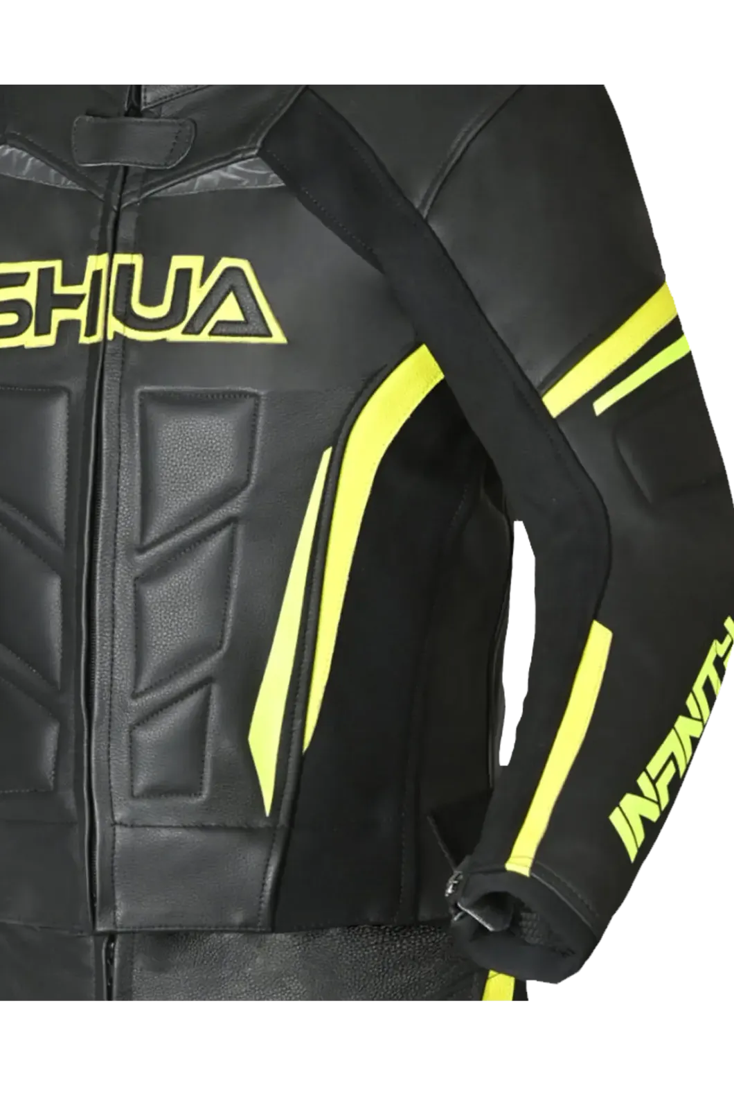 Shua Infinity 2-Piece Motorcycle Suit Black/Yellow