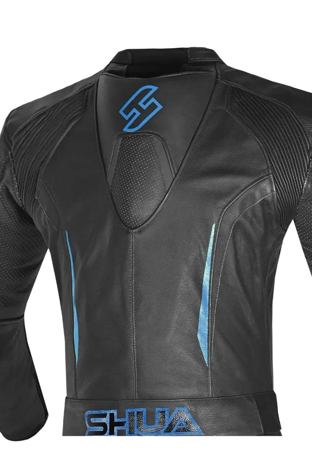 Shua Infinity 2-Piece Motorcycle Suit Black/Blue