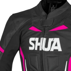 SHUA INFINITY WOMEN'S BLACK AND FUCHSIA JACKET