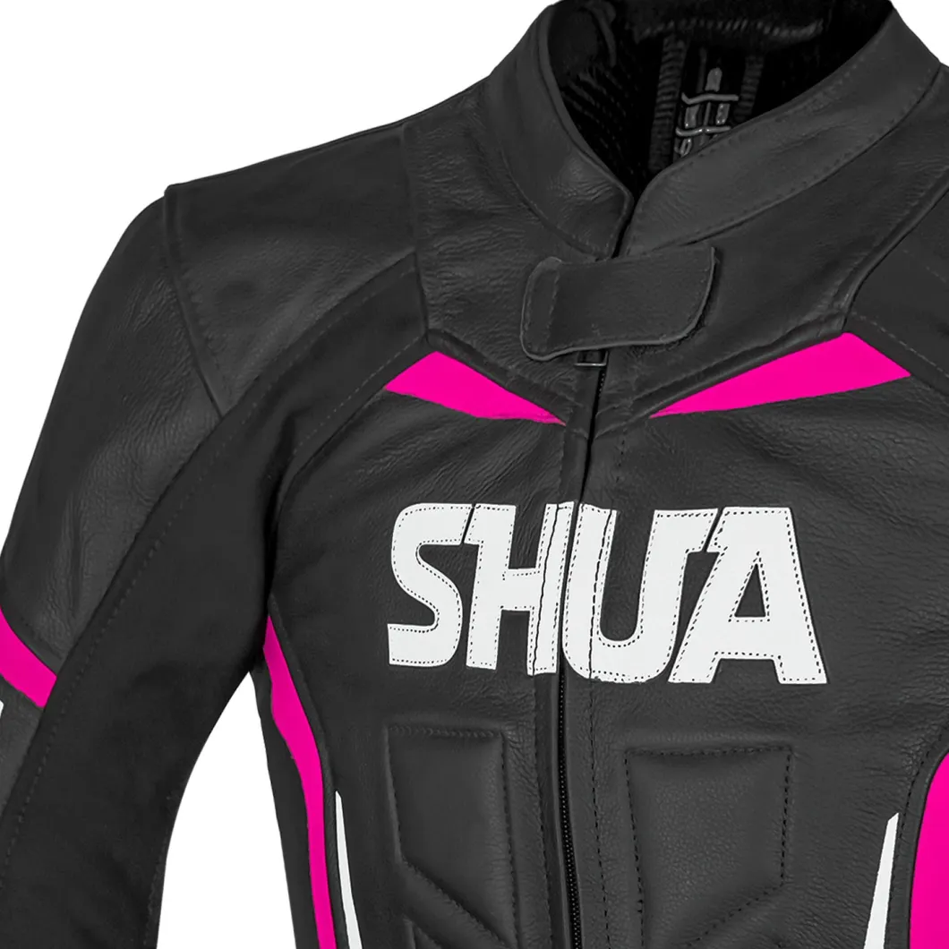 SHUA INFINITY WOMEN'S BLACK AND FUCHSIA JACKET