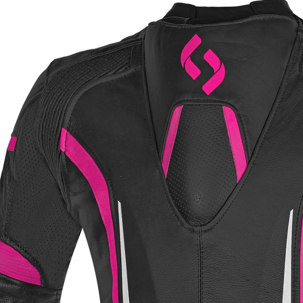 SHUA INFINITY WOMEN'S BLACK AND FUCHSIA JACKET