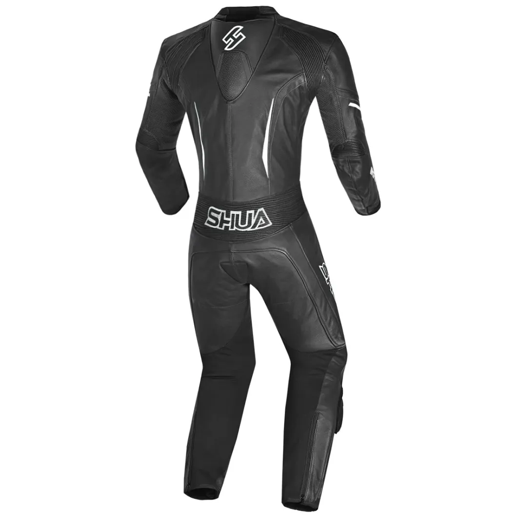 SHUA INFINTY 1 PC TUTA DI MOTO DONNA NERO BIANCO