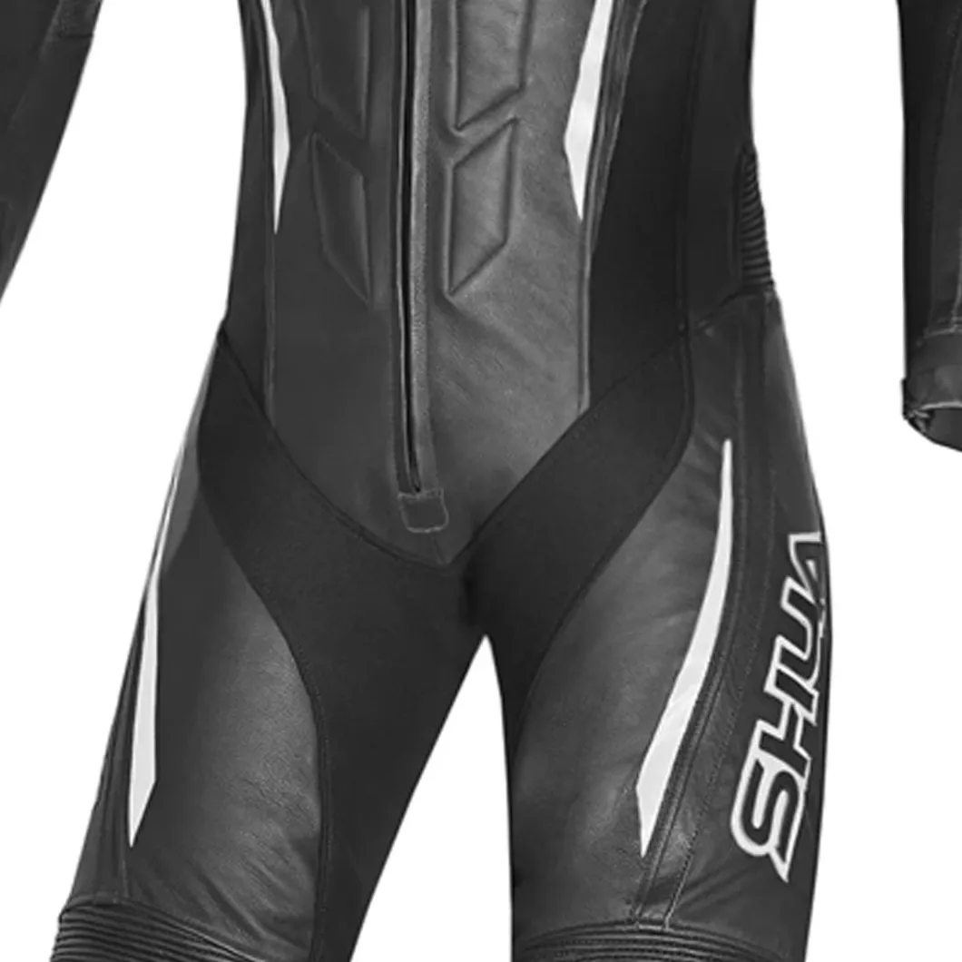 SHUA INFINTY 1 PC TUTA DI MOTO DONNA NERO BIANCO