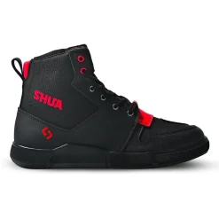 SHUA - Oddin Urban Motorcycle Shoes - Black Red