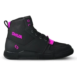 SHUA - Oddin Women's Urban Motorcycle Shoes - Black Pink
