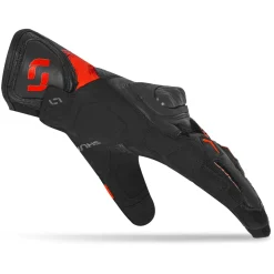 SHUA Proton Motorcycle Gloves Black Red