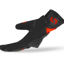 SHUA Proton Motorcycle Gloves Black Red