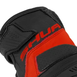 SHUA Proton Motorcycle Gloves Black Red