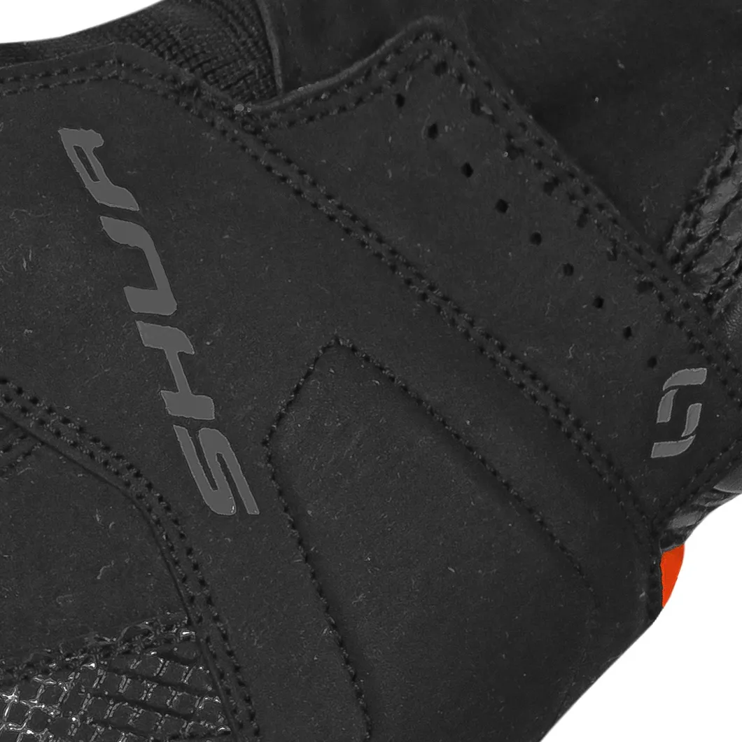 SHUA Proton Motorcycle Gloves Black Red