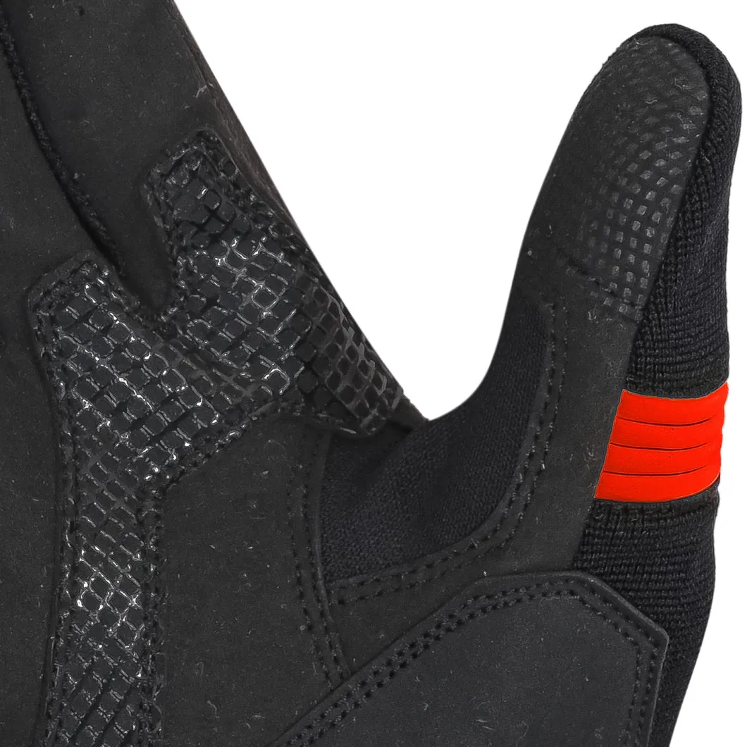 SHUA Proton Motorcycle Gloves Black Red