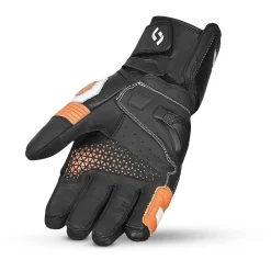 SHUA RANGER PRO GUNATI DI MOTO UOMO NERO BIANCO ARANCIONE