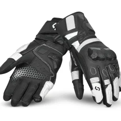 SHUA RANGER PRO GUNATI DI MOTO UOMO NERO BIANCO