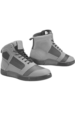 SHUA Shift Grey Leather Boots