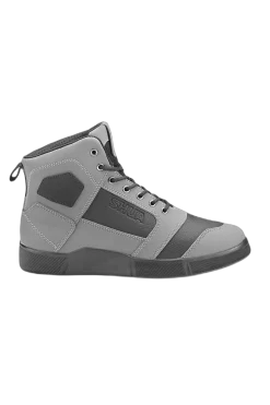 SHUA Shift Grey Leather Boots