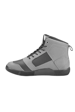 SHUA Shift Grey Leather Boots