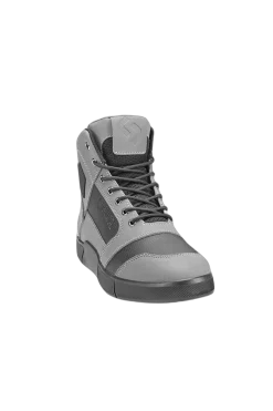 SHUA Shift Grey Leather Boots
